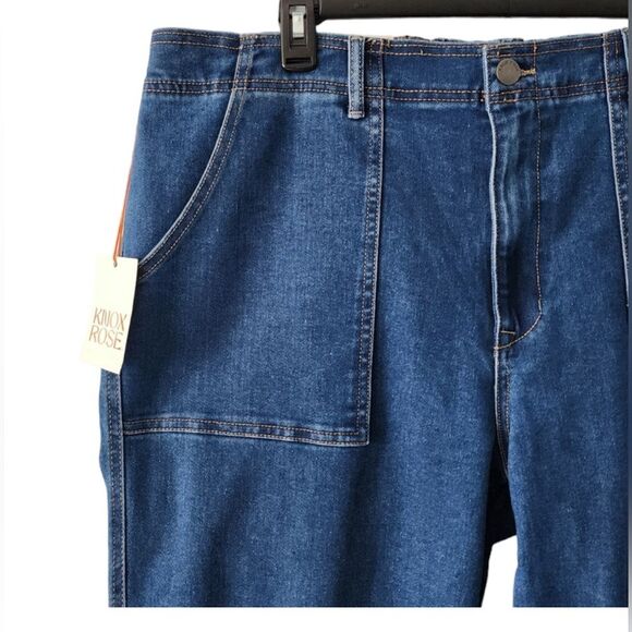 Knox rose high rise straight leg jeans 39/xxl NWT - Picture 14 of 16